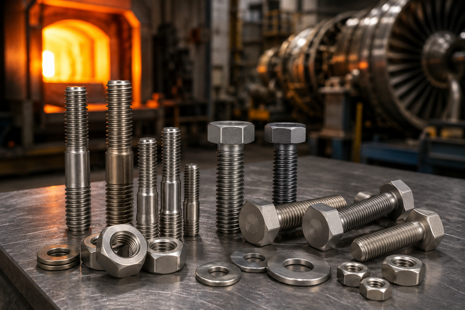 High-Temperature Fasteners Alloy Selection